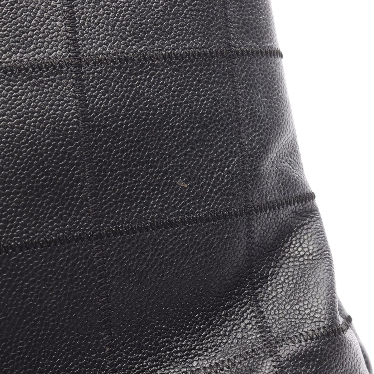 Chanel CC Chocolate Bar Caviar Tote