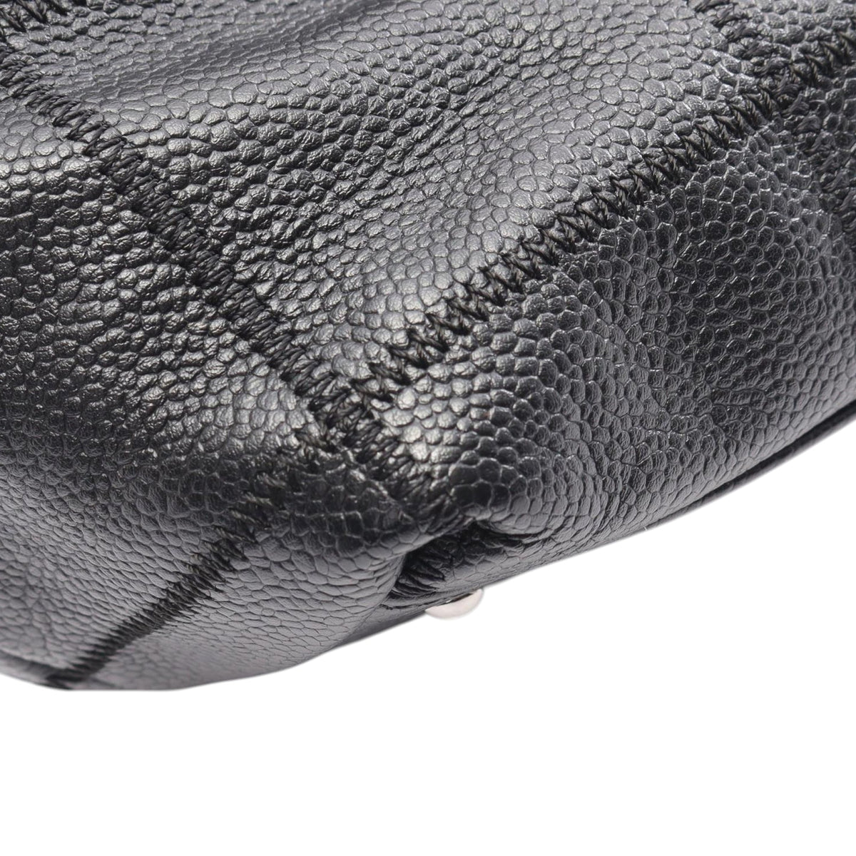 Chanel CC Chocolate Bar Caviar Tote