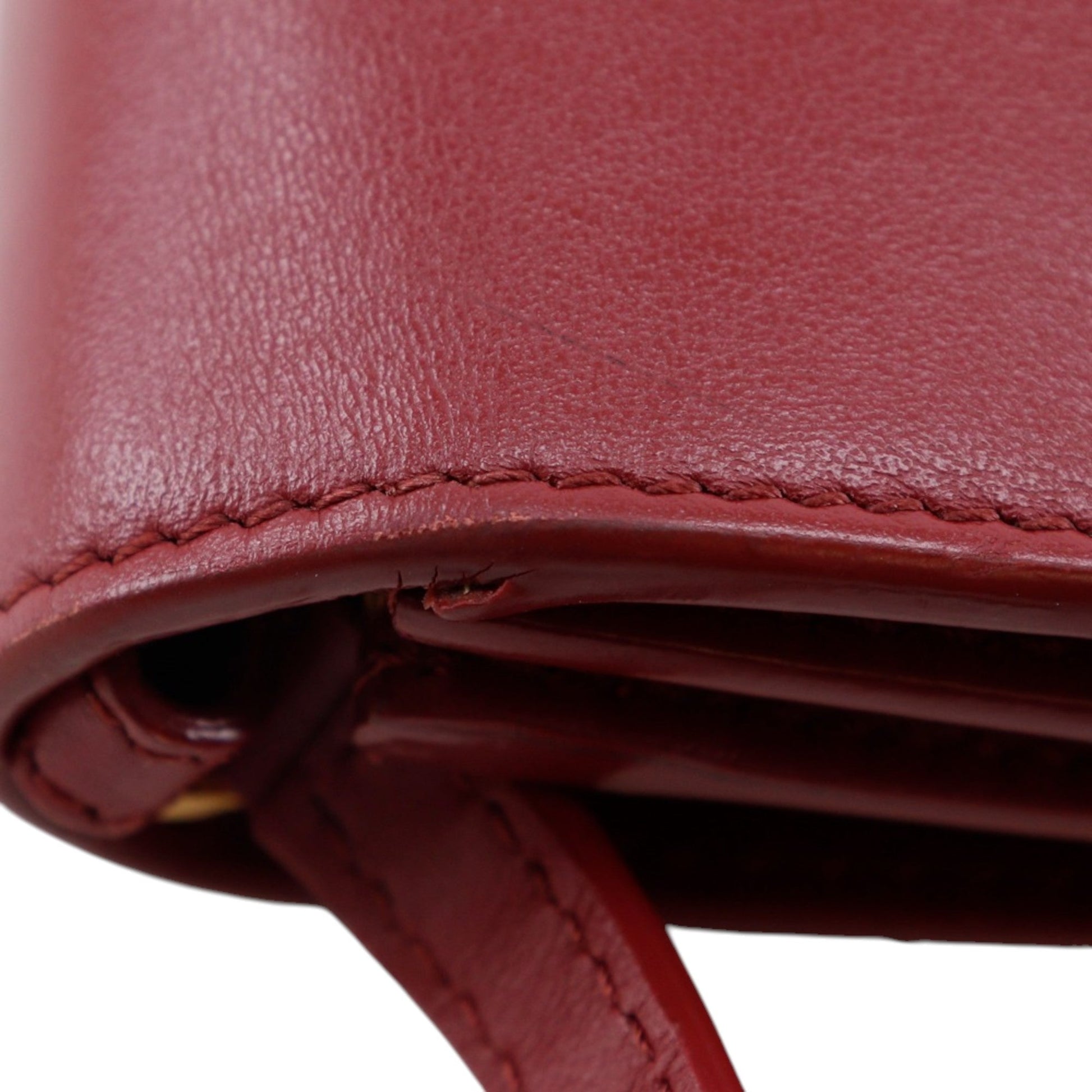 Burberry Leather TB Wallet On Strap