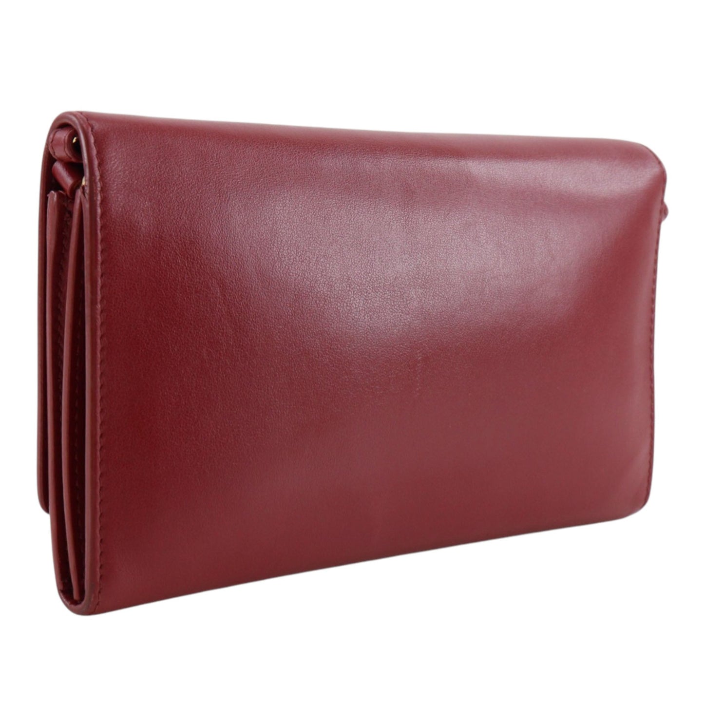 Burberry Leather TB Wallet On Strap