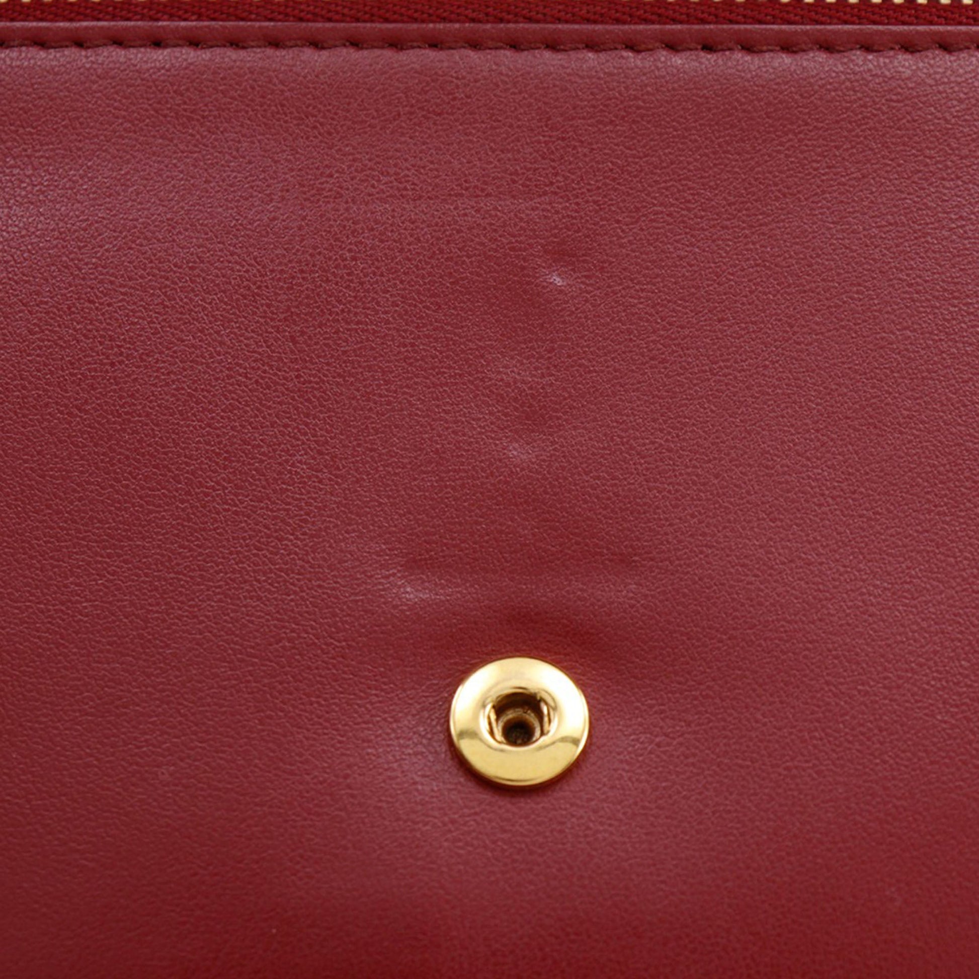Burberry Leather TB Wallet On Strap