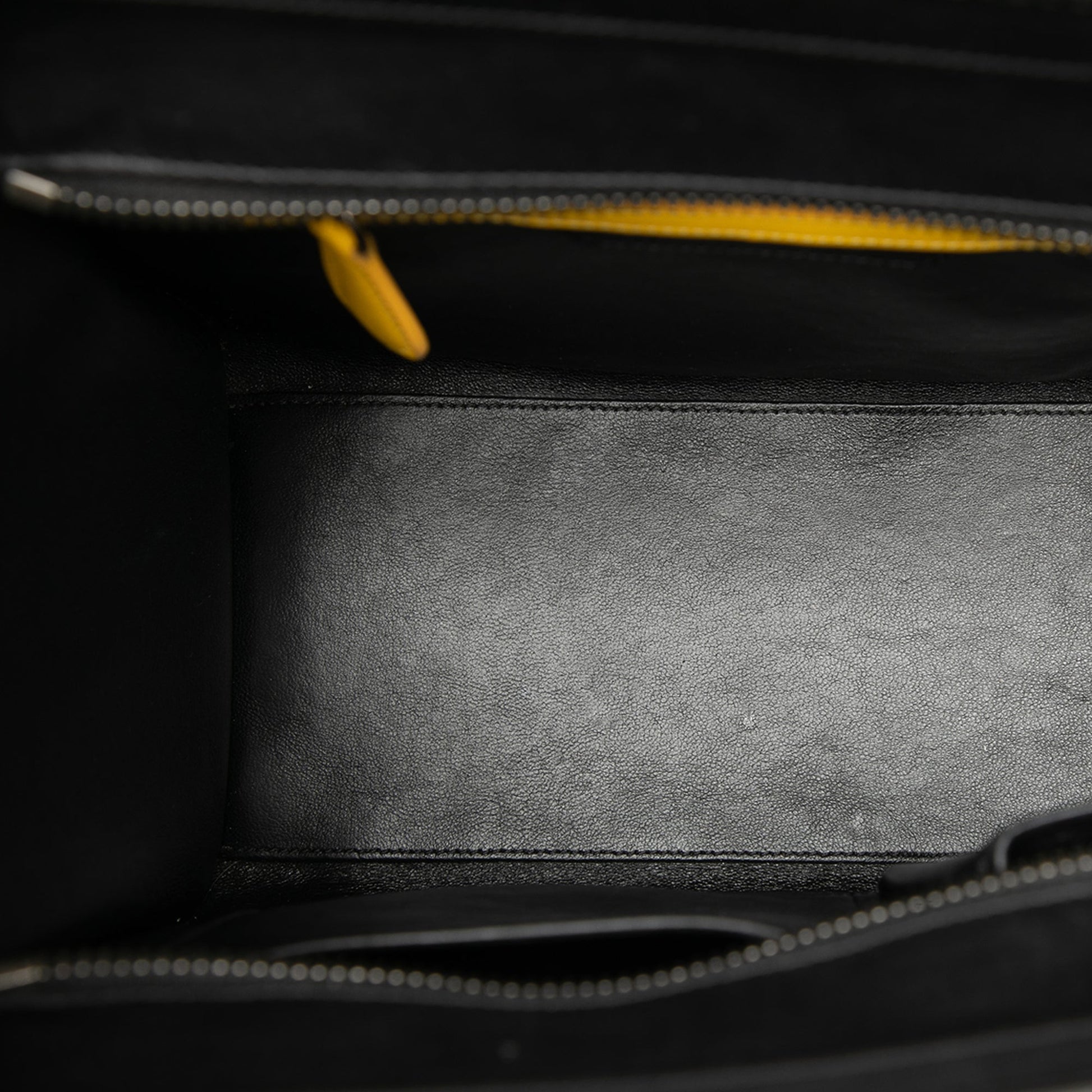 Celine Micro Tricolor Canvas and Leather Luggage Tote