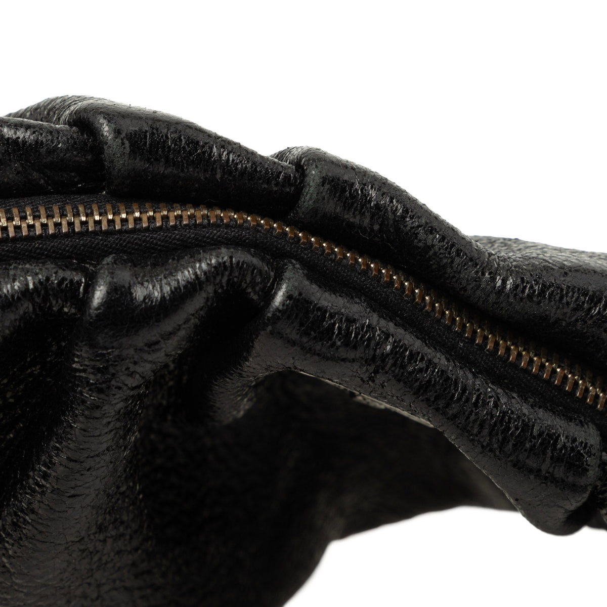 Prada Pleated Cervo Lux Hobo