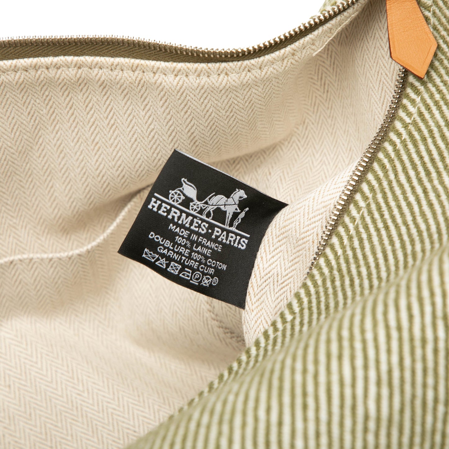 Hermès Large Wool Bride A Brac H Natte Case