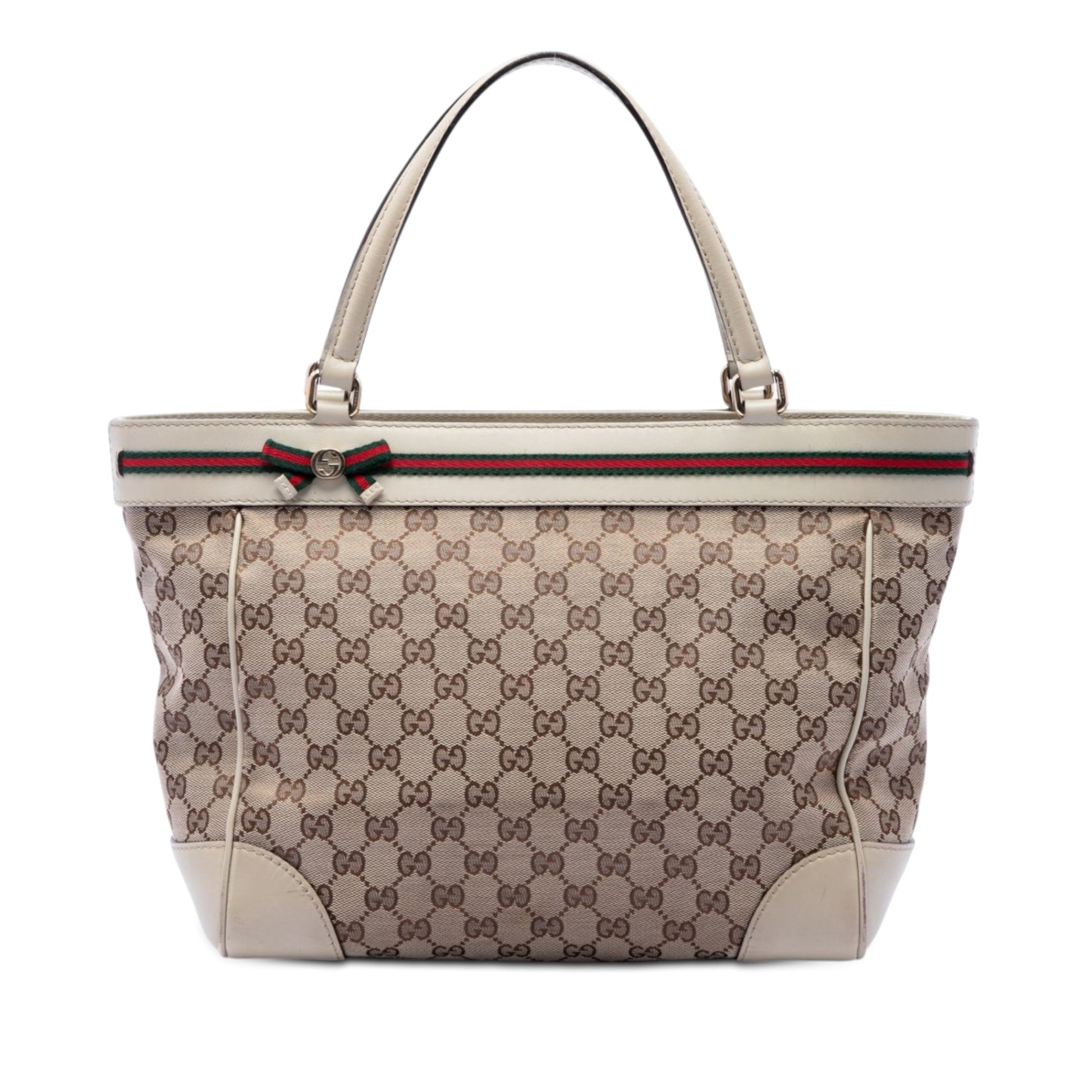 Gucci GG Canvas Web Mayfair Tote