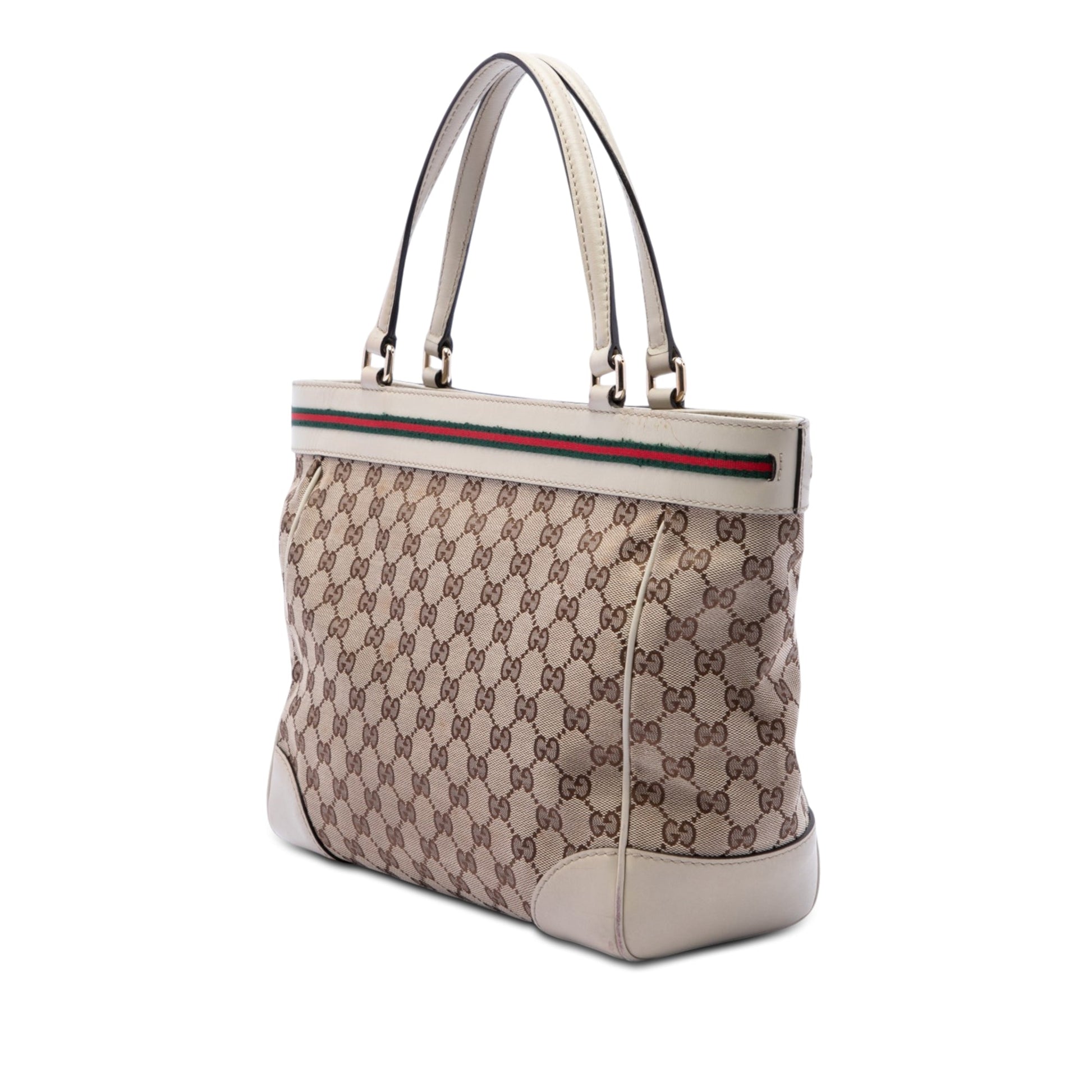 Gucci GG Canvas Web Mayfair Tote