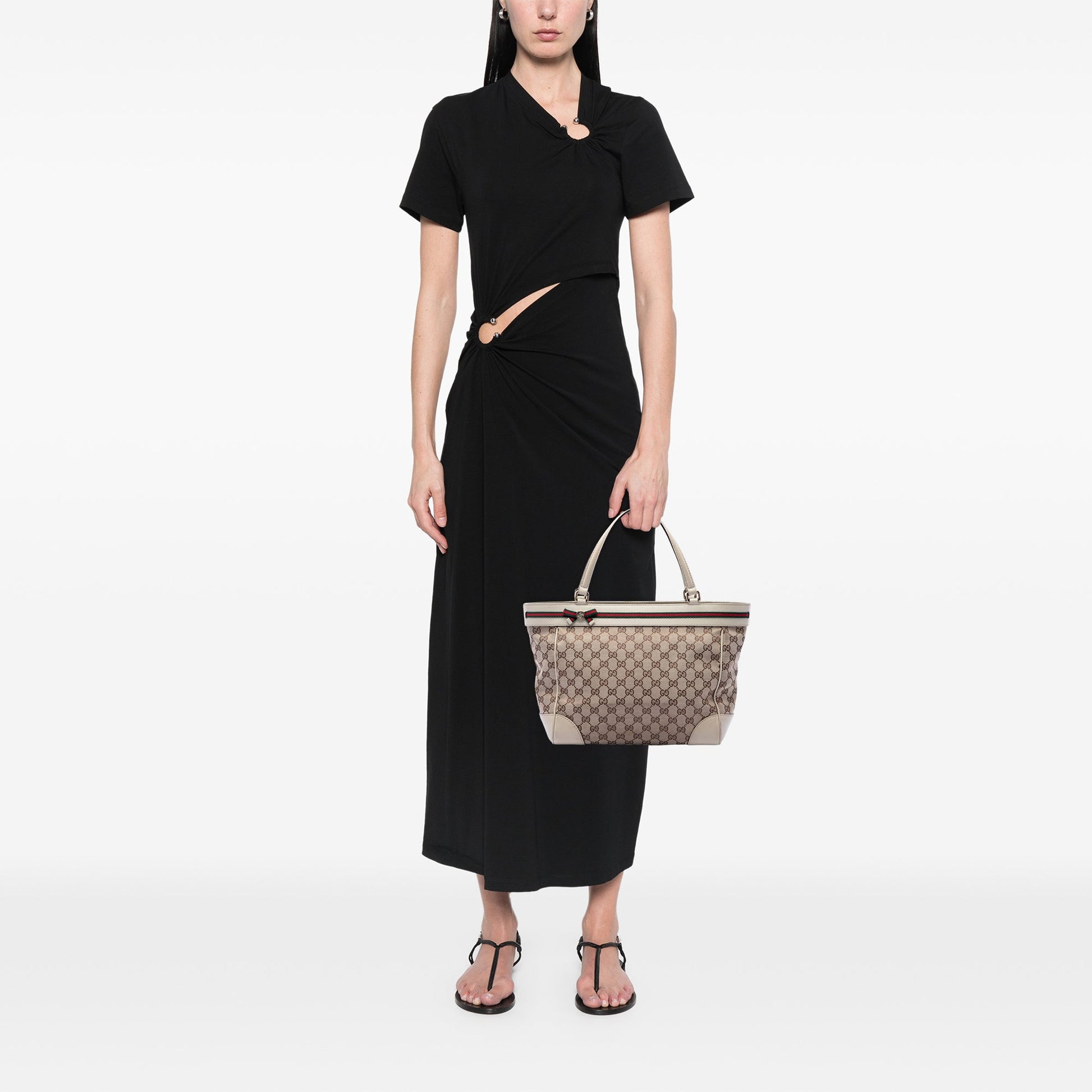 Gucci GG Canvas Web Mayfair Tote
