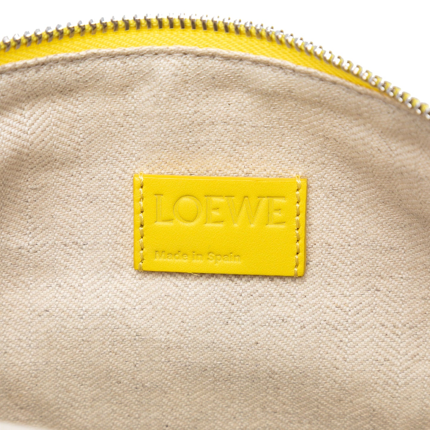 LOEWE Repeat Anagram Jacquard and Leather Oblong Pouch