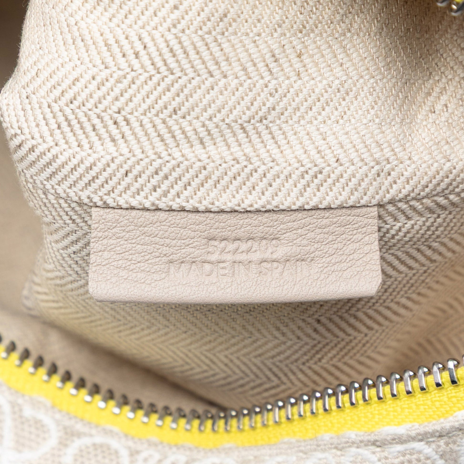 LOEWE Repeat Anagram Jacquard and Leather Oblong Pouch