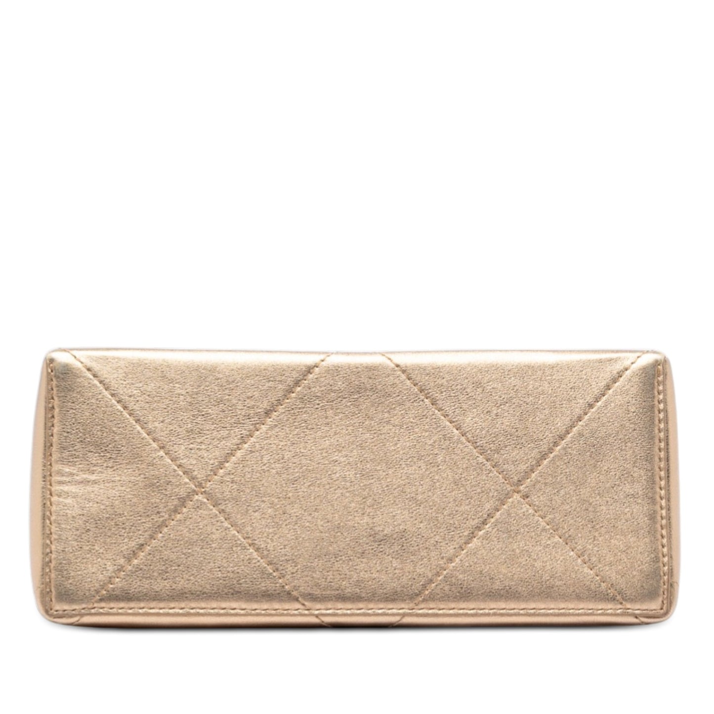 Small Calfskin Kiss Lock Frame Bag
