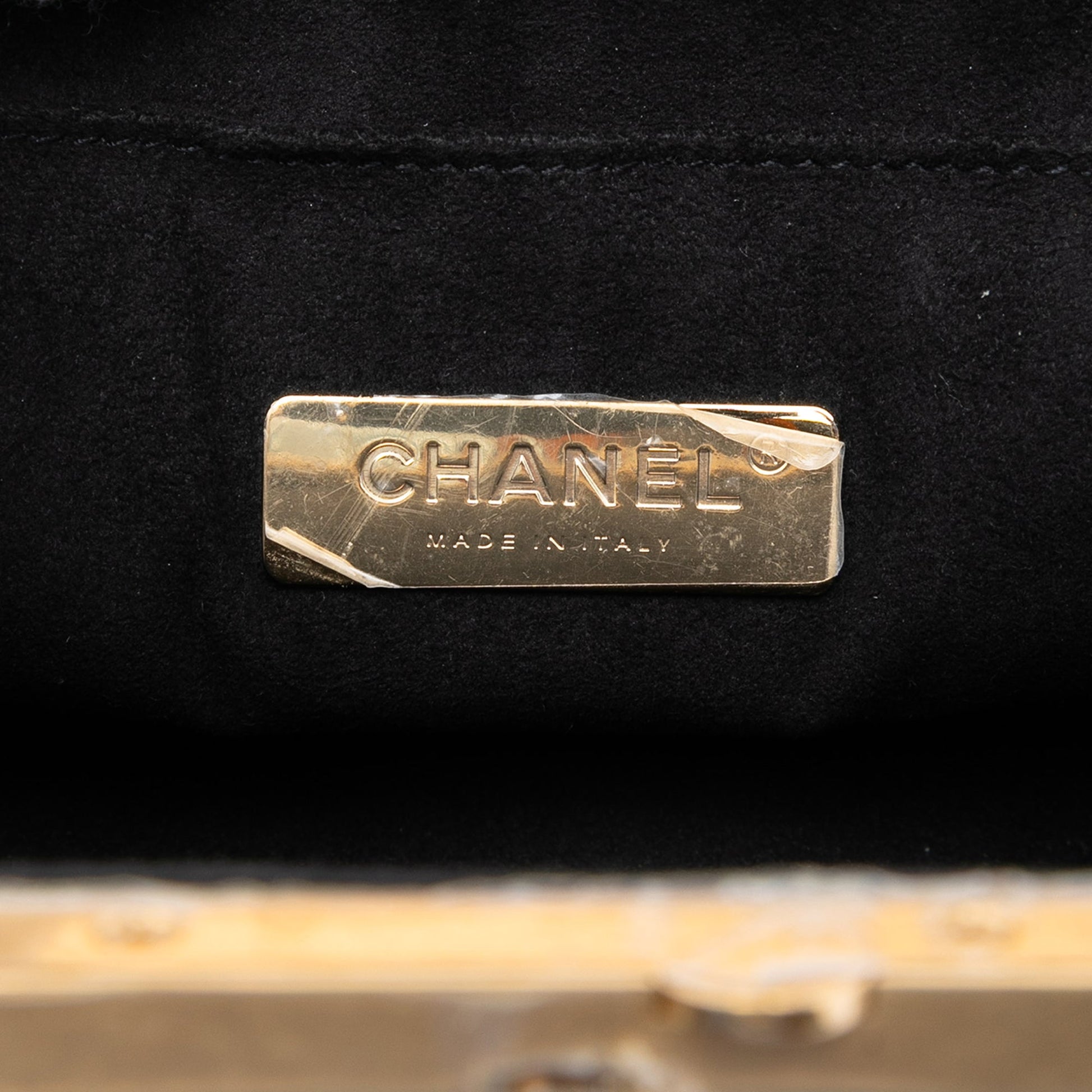 Small Calfskin Kiss Lock Frame Bag