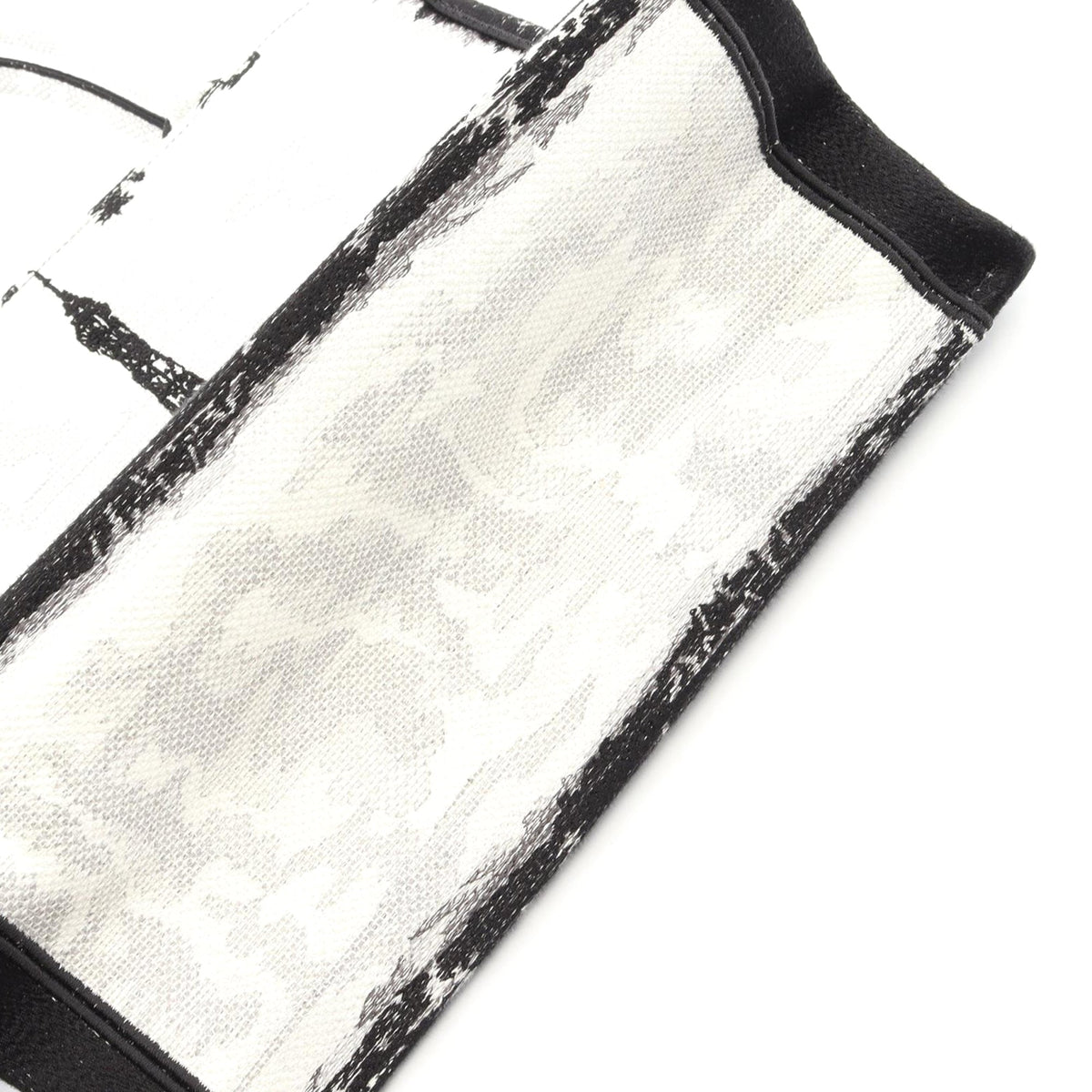 Dior Medium Embroidered Canvas Eiffel Tower Book Tote