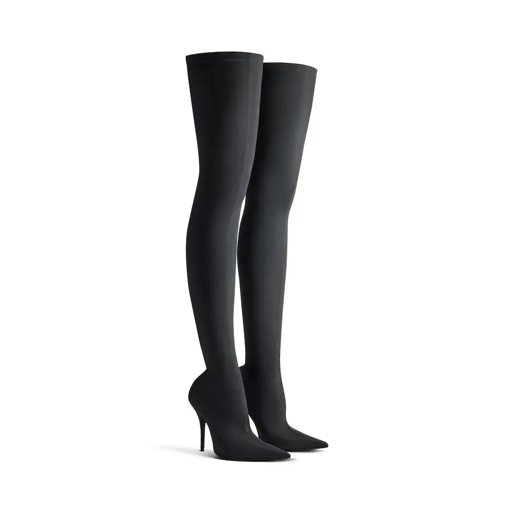 Balenciaga Boots Women Fabric  Black