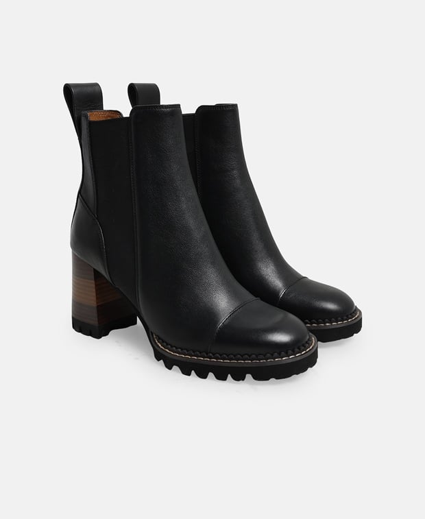 See by Chloé Mallory Ankle boots Caviar Black