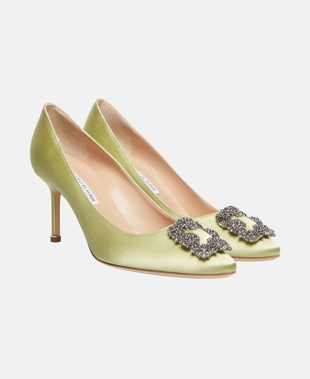 Manolo Blahnik Pumps Apple Green