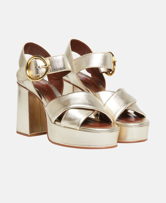 See by Chloé Platform sandals Yellow Gold