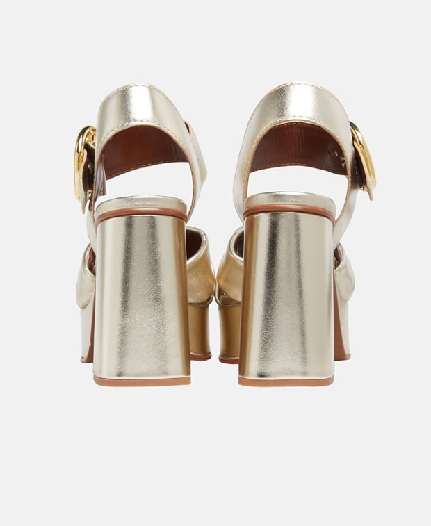 See by Chloé Platform sandals Yellow Gold