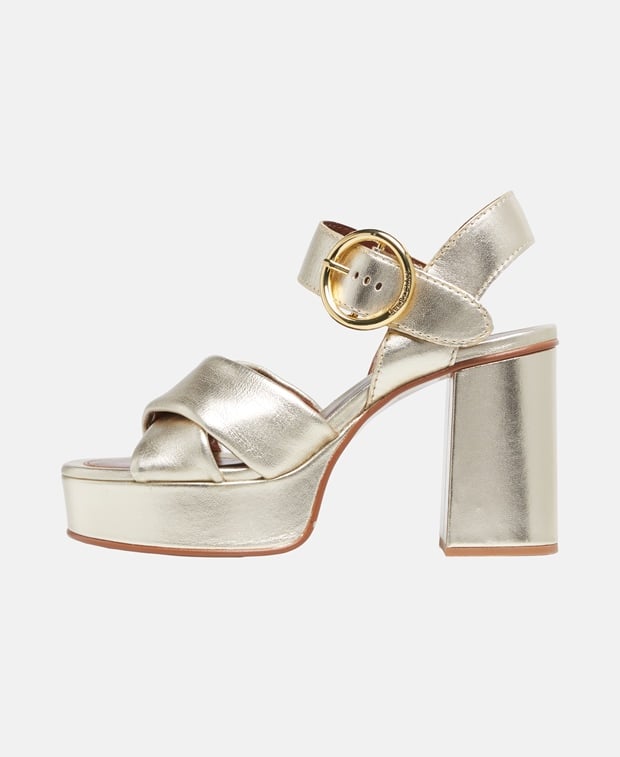 See by Chloé Platform sandals Yellow Gold
