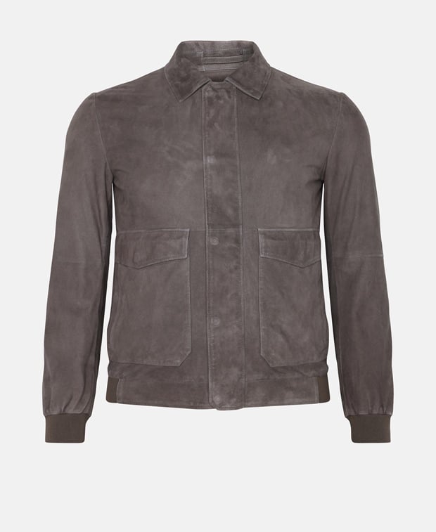 Pal Zileri Leather jacket Dark Brown