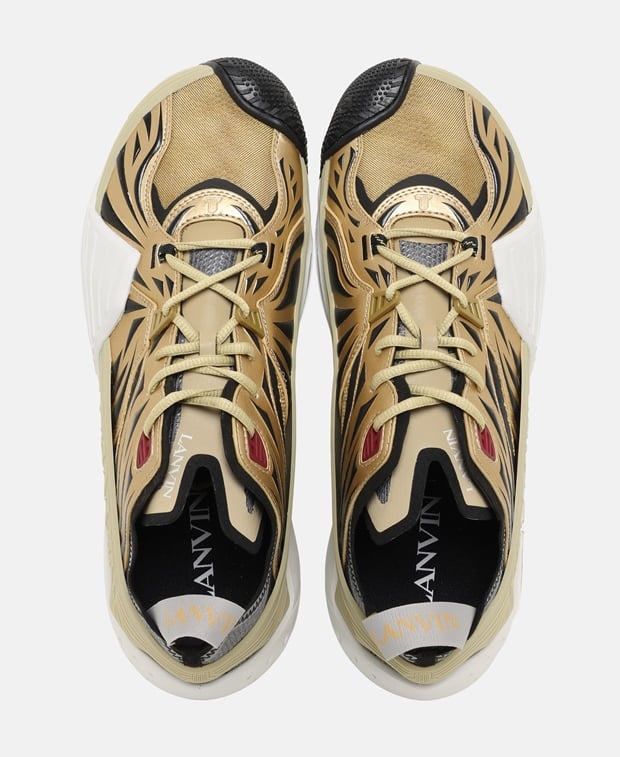 Lanvin Flash-X Sneakers Ecru