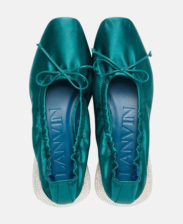 Lanvin Ballet flats Green
