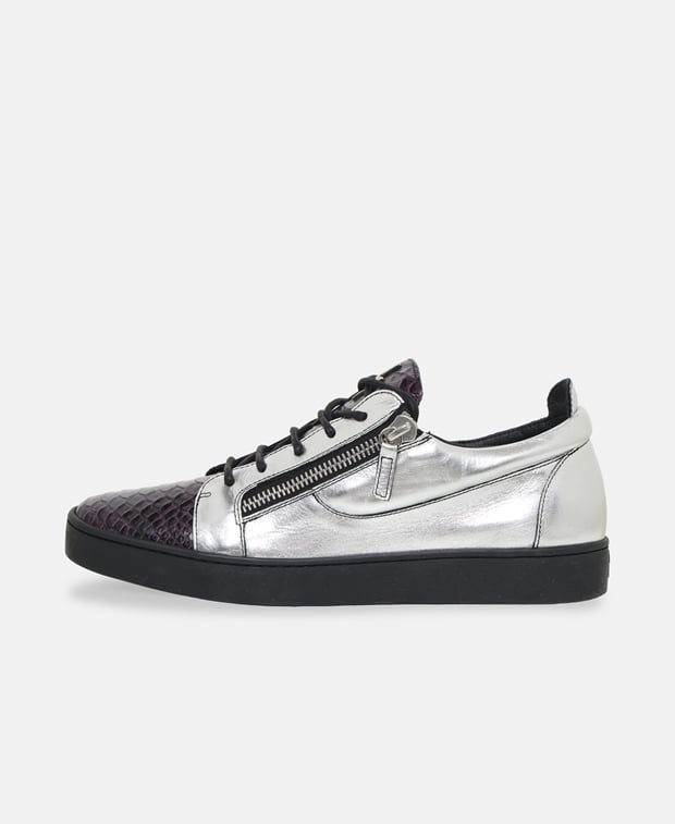 Giuseppe Zanotti Brek Sneakers Silver