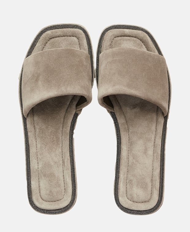 Brunello Cucinelli Mules Grey