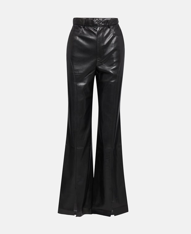 Nanushka Leather-look trousers