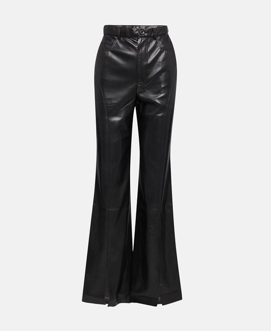 Nanushka Leather-look trousers