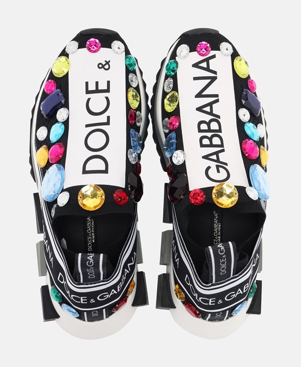 Dolce & Gabbana Atletica Running Maglina Subli Slip-on sneakers Black