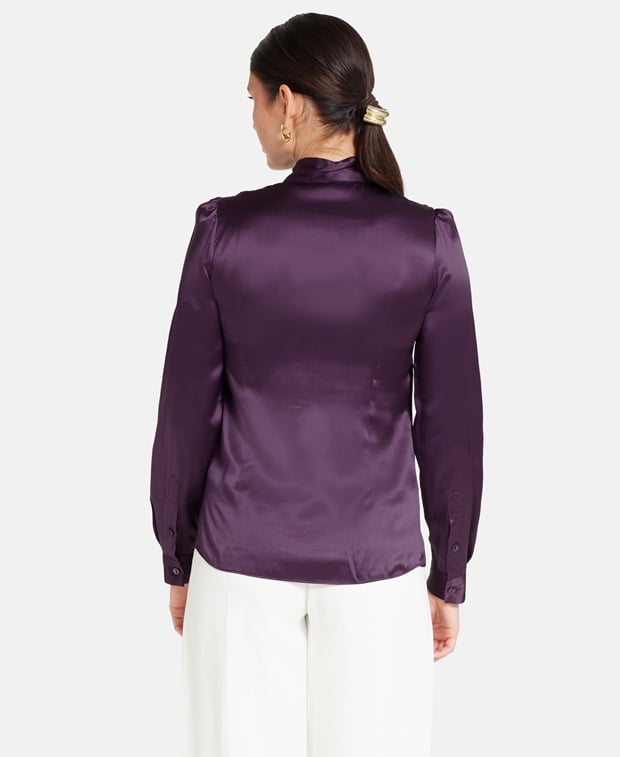 Dolce & Gabbana Silk blouse Purple