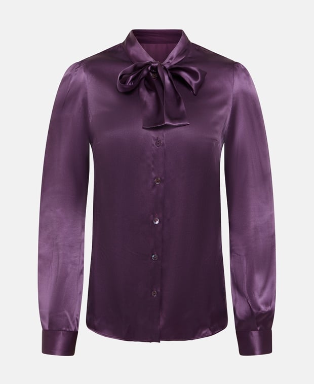 Dolce & Gabbana Silk blouse Purple