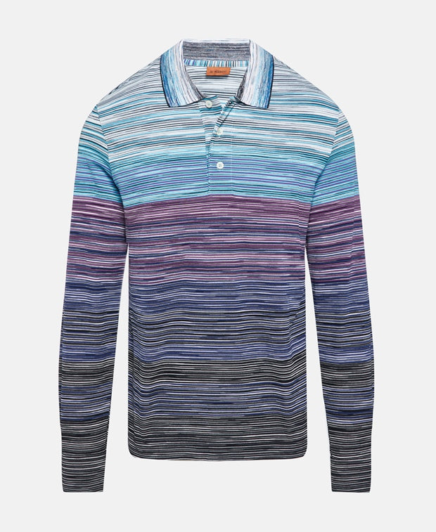 Long sleeved polo shirt