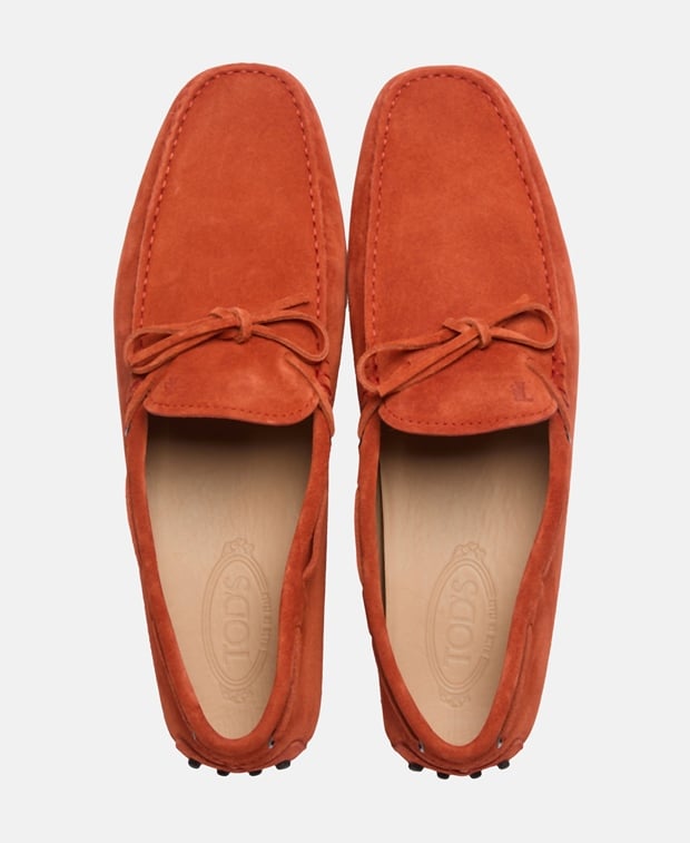Tod's Moccasins Brick Red