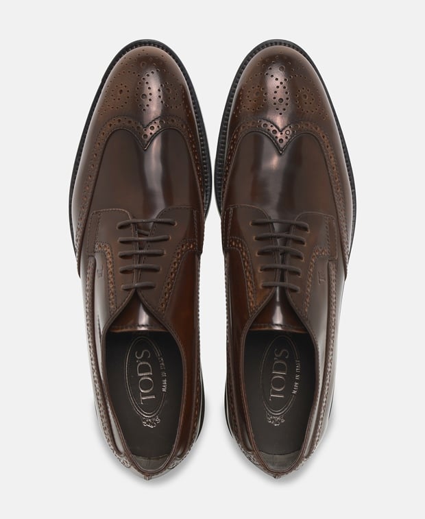Tod's Derbys Cognac