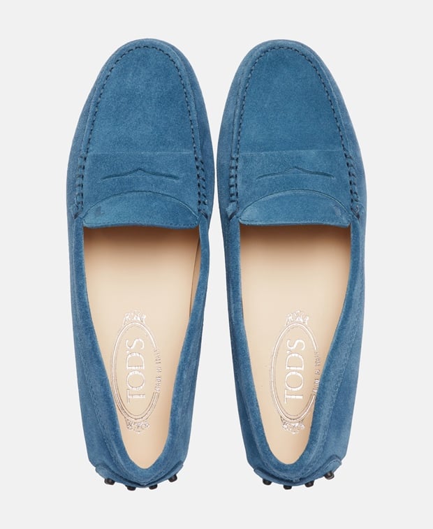 Tod's Gommini Moccasins Blue