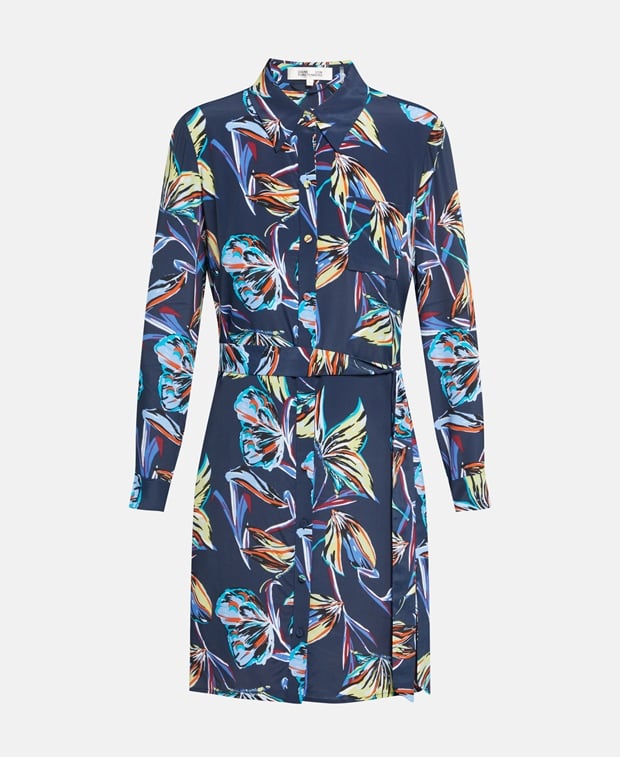 Diane von Furstenberg Shirtwaist dress Blue