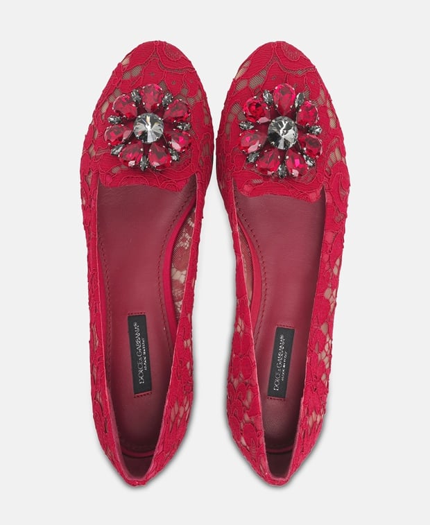 Dolce & Gabbana Ballet flats Dark Red