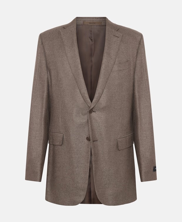 Zegna Cashmere-blend jacket Beige