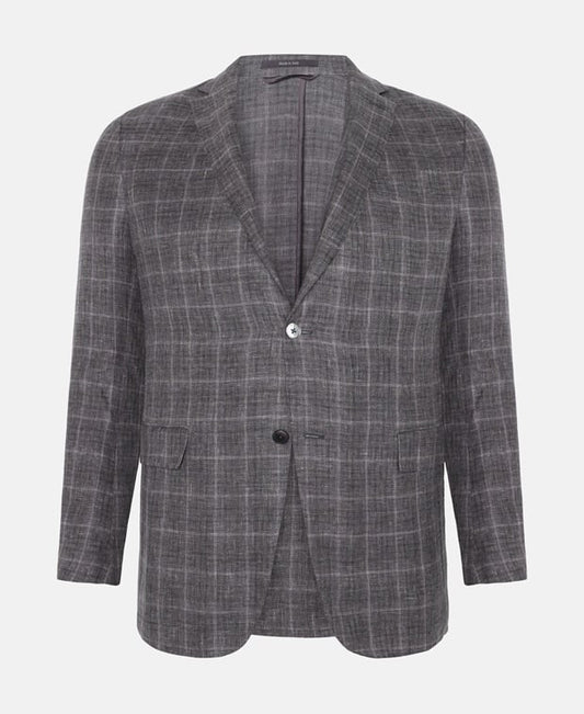 Zegna Suit jacket  with linen Grey