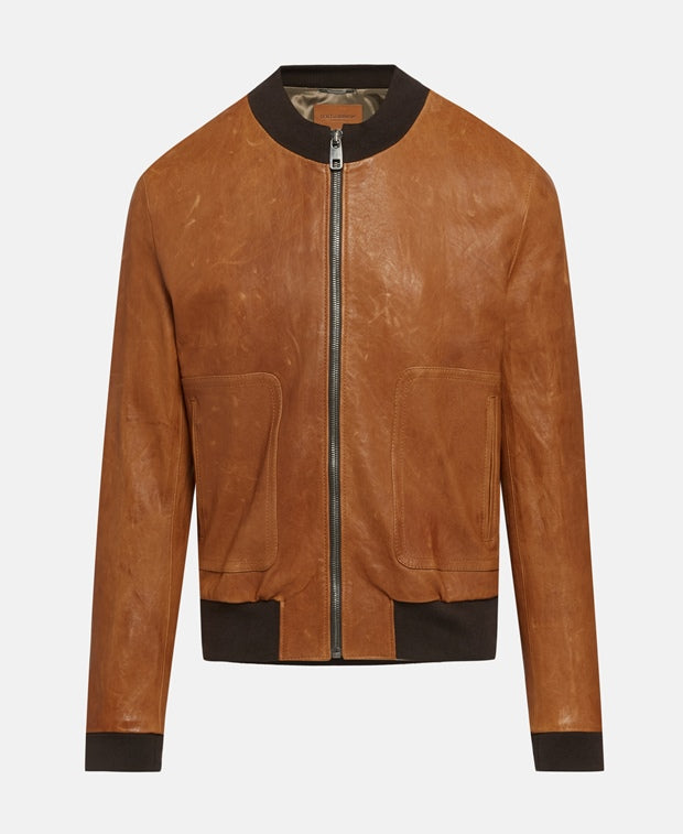 Lamb leather jacket