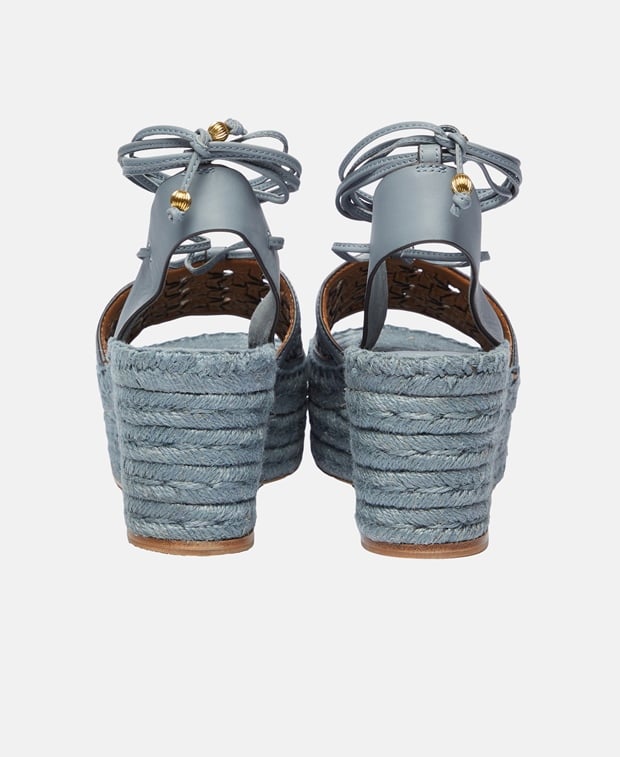 Tory Burch Platform espadrilles Light Blue