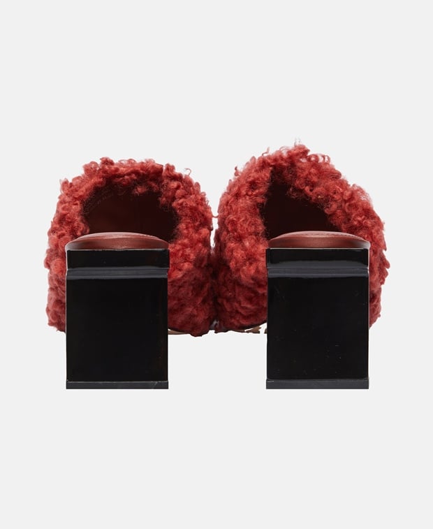 Tory Burch Mules Dark Red