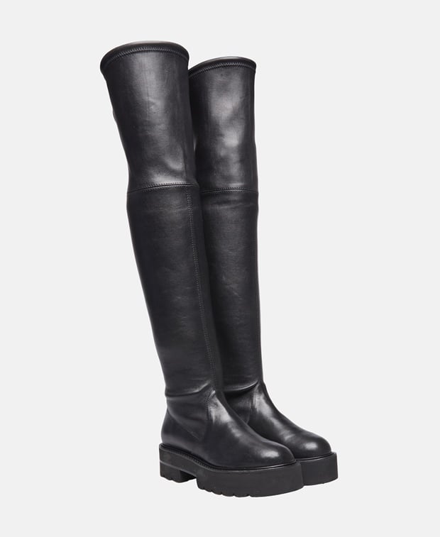 Stuart Weitzman Lowland Ultralift Over-the-knee boots Black