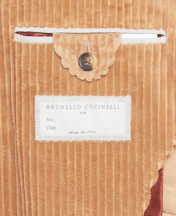 Brunello Cucinelli Corduroy suit jacket
