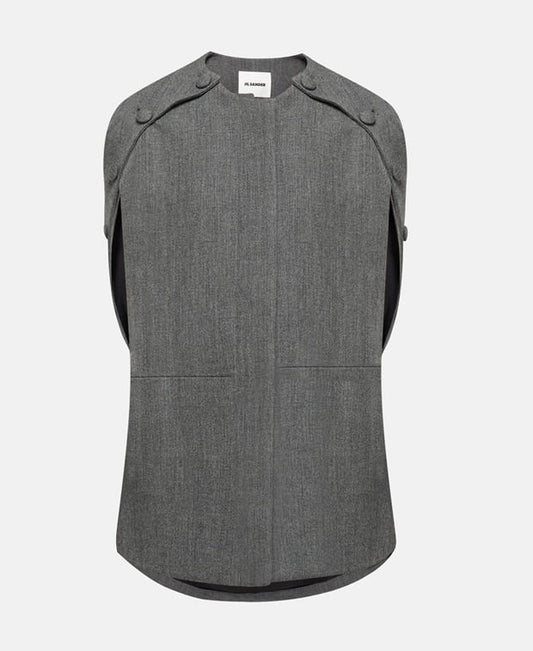 Jil Sander Poncho Anthracite