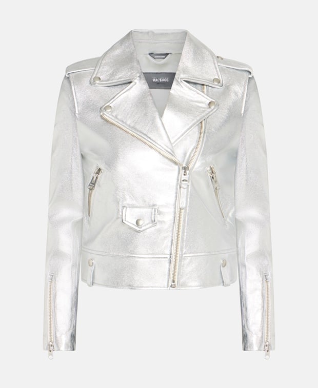 Mackage Leather jacket Light Grey