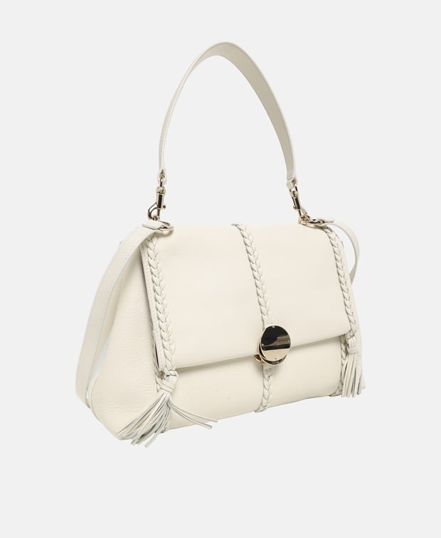 Chloé Penelope Leather shoulder bag White