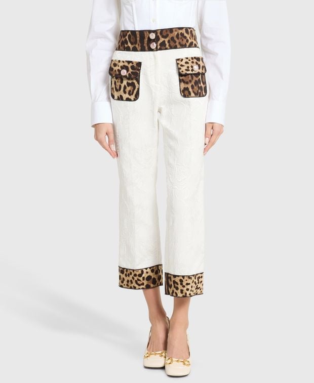 Dolce & Gabbana Silk-blend trousers