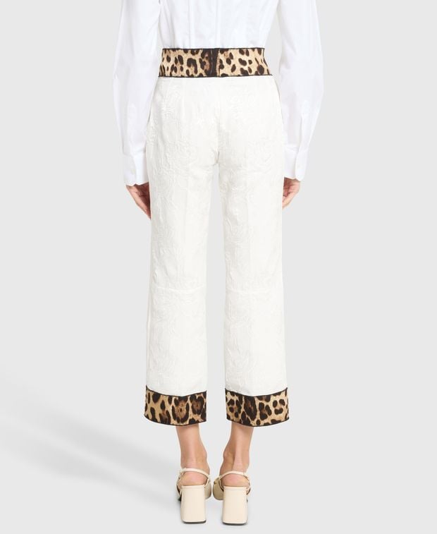 Dolce & Gabbana Silk-blend trousers